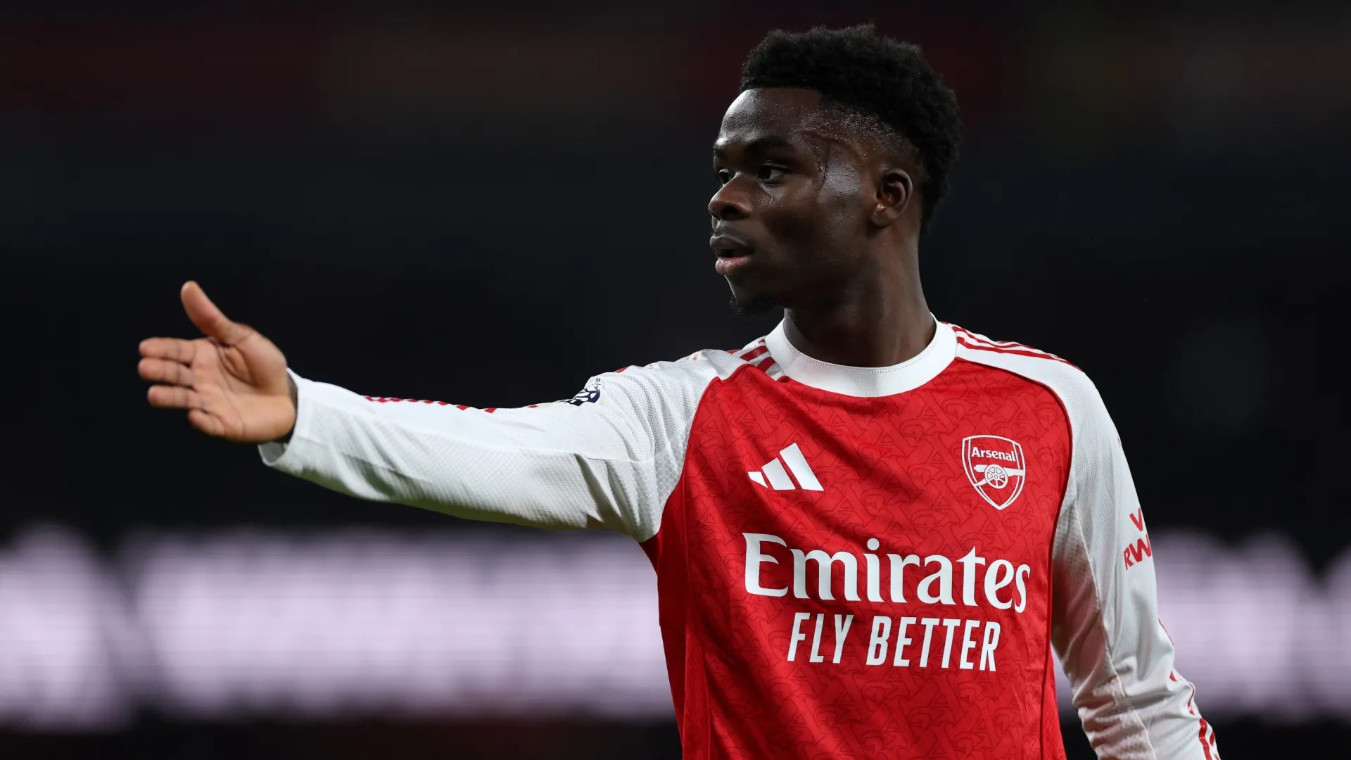 Bukayo Saka of Arsenal.