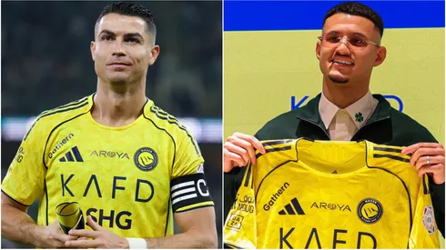 Cristiano Ronaldo (left) and Abdullah Al-Hamdan (right)