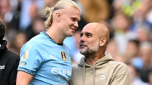 Erling Haaland wasn't confirmed by Pep Guardiola