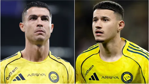 Cristiano Ronaldo (left) and Abdullah Al-Hamdan (right)