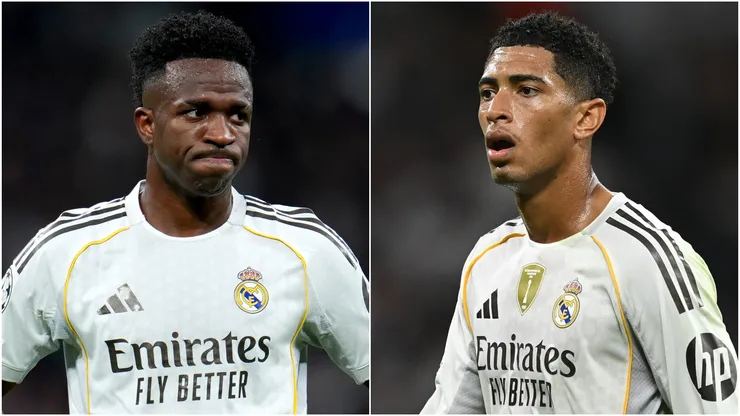 Vinicius Junior and Jude Bellingham of Real Madrid.
