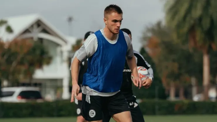 Jason Shokalook during a training session.
