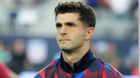 Christian Pulisic #10 of the United States looks on