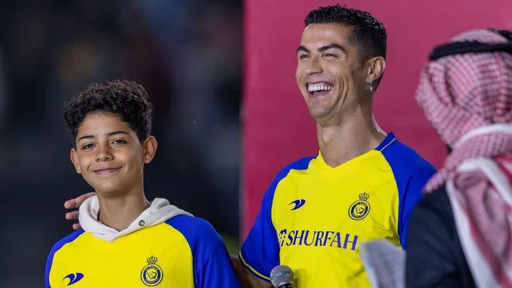 Cristiano Ronaldo and his son Cristiano Ronaldo Jr