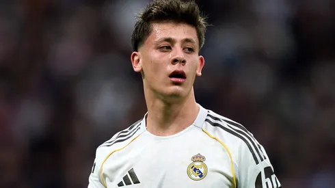 Arda Guler of Real Madrid looks on during the LaLiga EA Sports match.