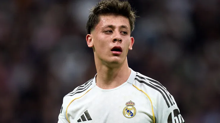 Arda Guler of Real Madrid looks on during the LaLiga EA Sports match.
