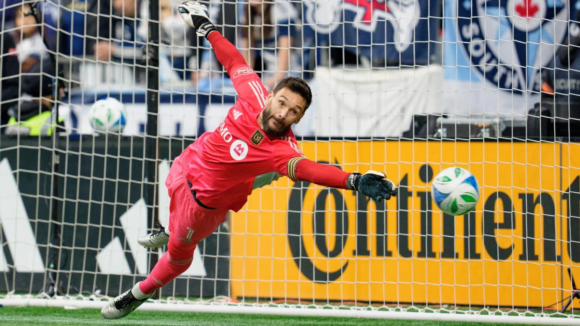 LAFC goalkeeper Hugo Lloris during an MLS penalty shootout.
