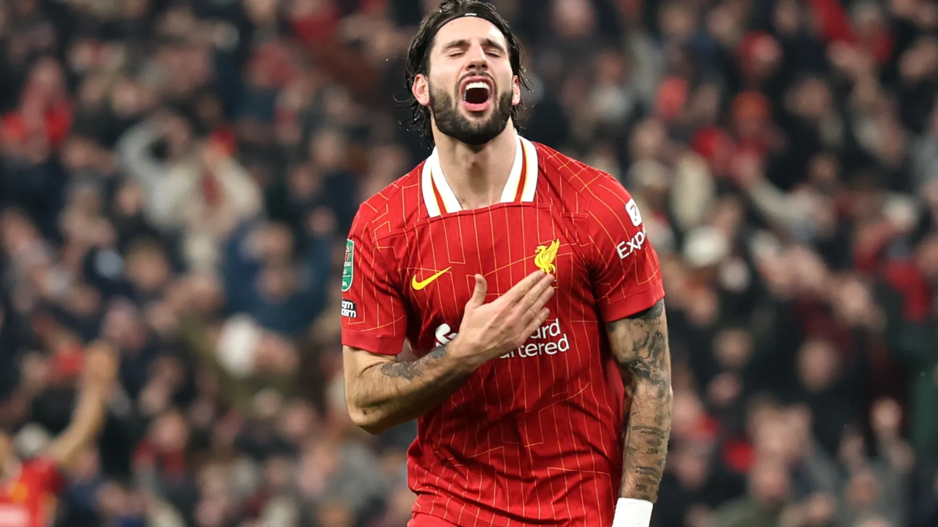 Szoboszlai became a firm presence in Liverpool’s lineup (Carl Recine/Getty Images)