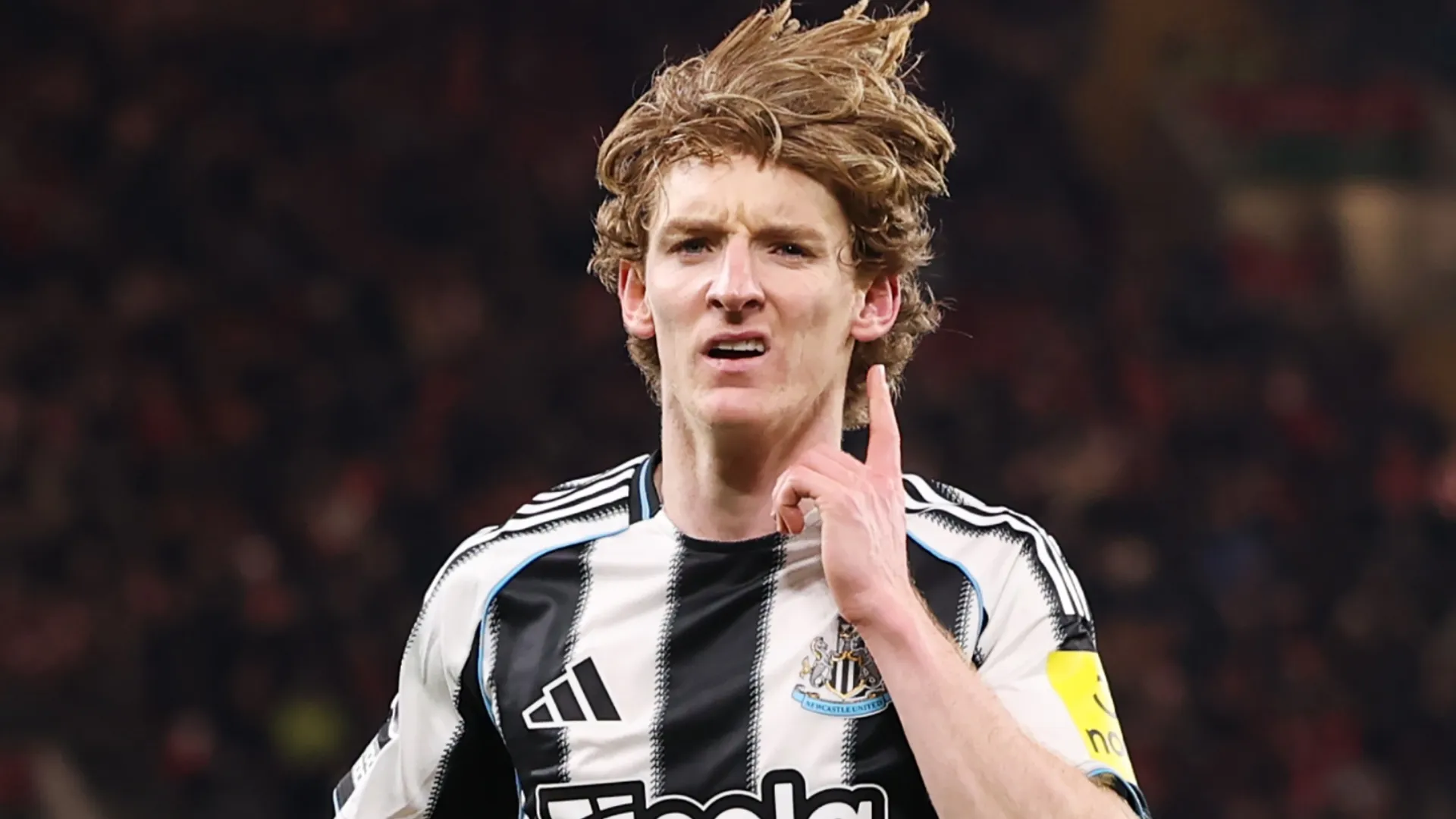 Newcastle United star Anthony Gordon
