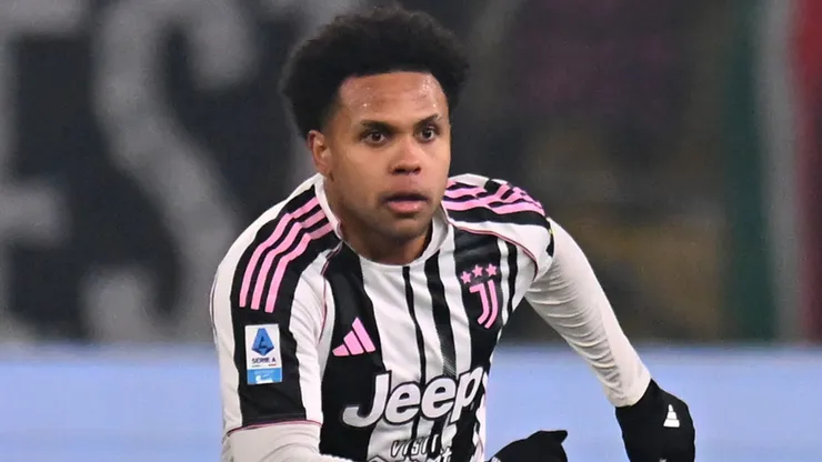 Weston McKennie of Juventus in action during the Serie A match.
