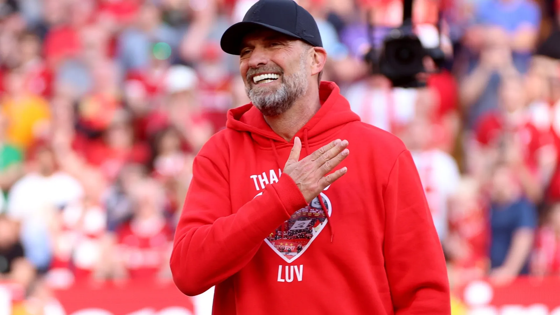 Klopp in his last match managing Liverpool (Clive Brunskill/Getty Images)