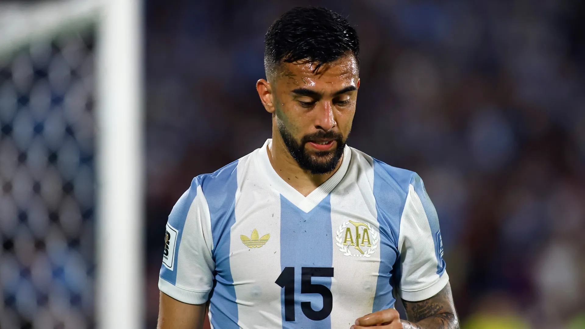 Nicolas Gonzalez playing for Argentina.