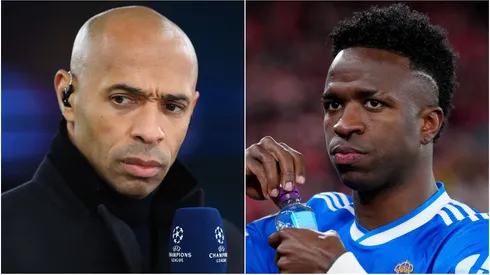 Thierry Henry and Vinicius Junior of Real Madrid.