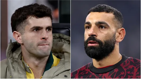 Christian Pulisic (left) and Mohamed Salah (right)
