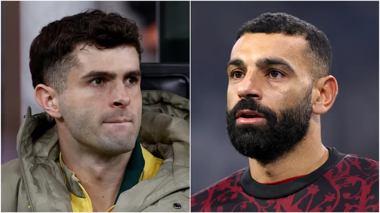 Christian Pulisic (left) and Mohamed Salah (right)

