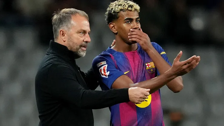 Flick referred to various topics before his 100th match with Barcelona