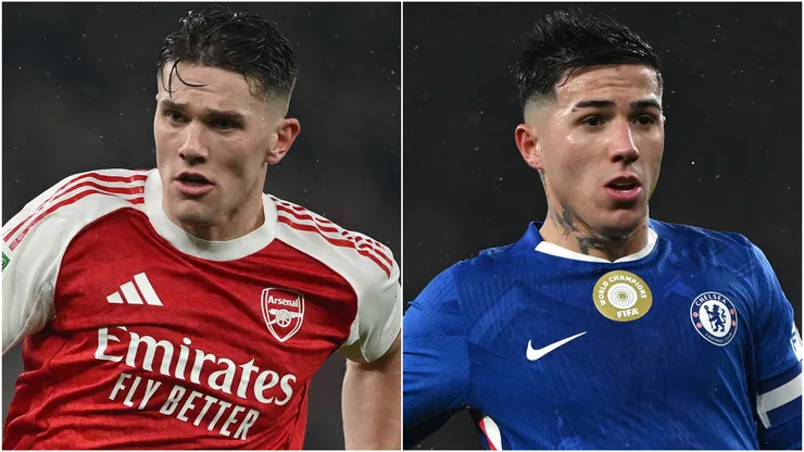 Viktor Gyokeres of Arsenal and Enzo Fernandez of Chelsea.