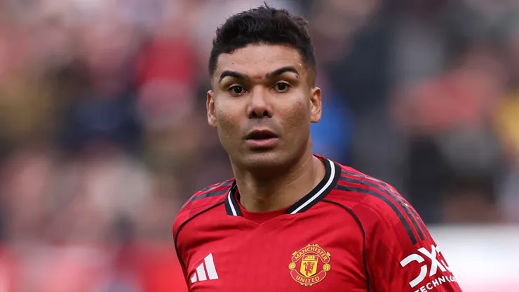 Casemiro of Manchester United during the Premier League match.
