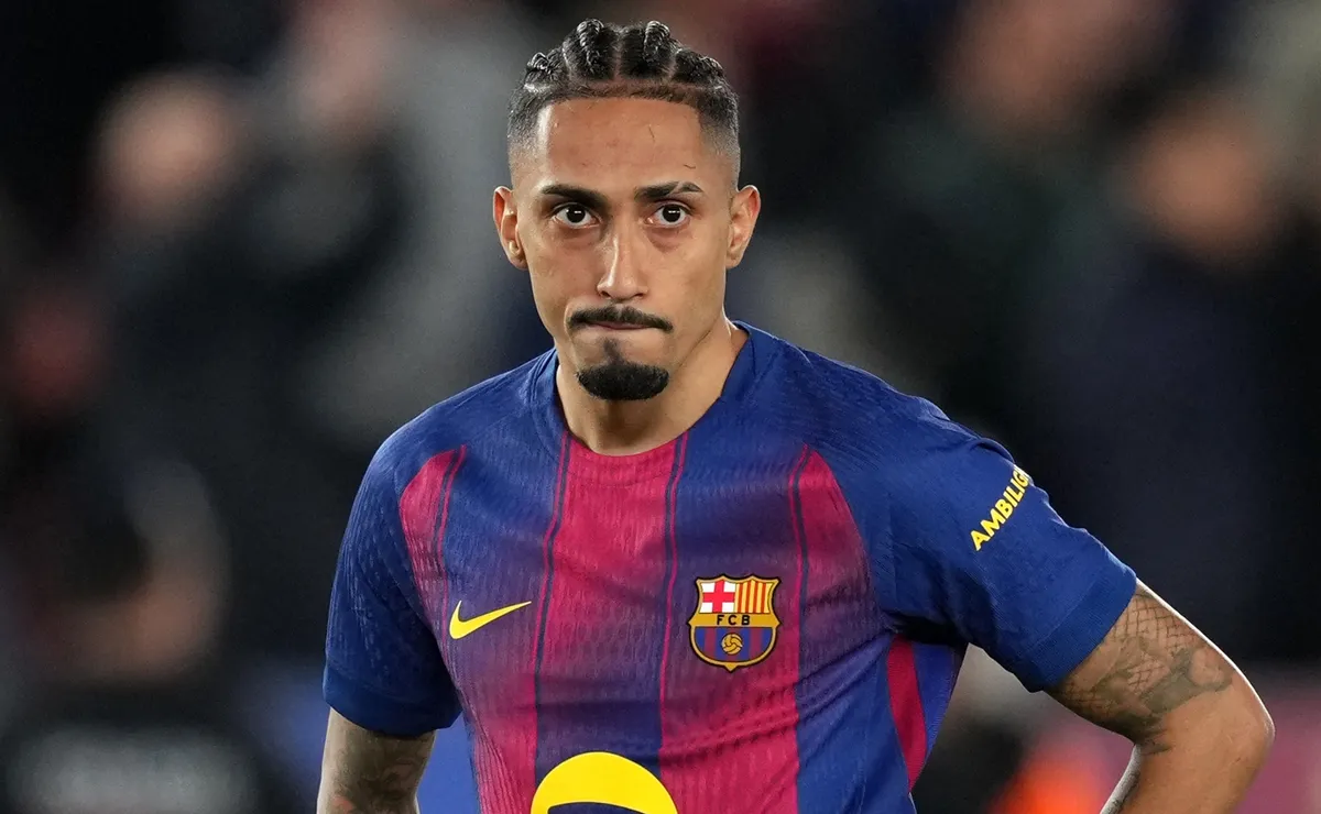 Why isn’t Raphinha playing for Barcelona vs. Atletico Madrid in the UEFA Champions League clash?