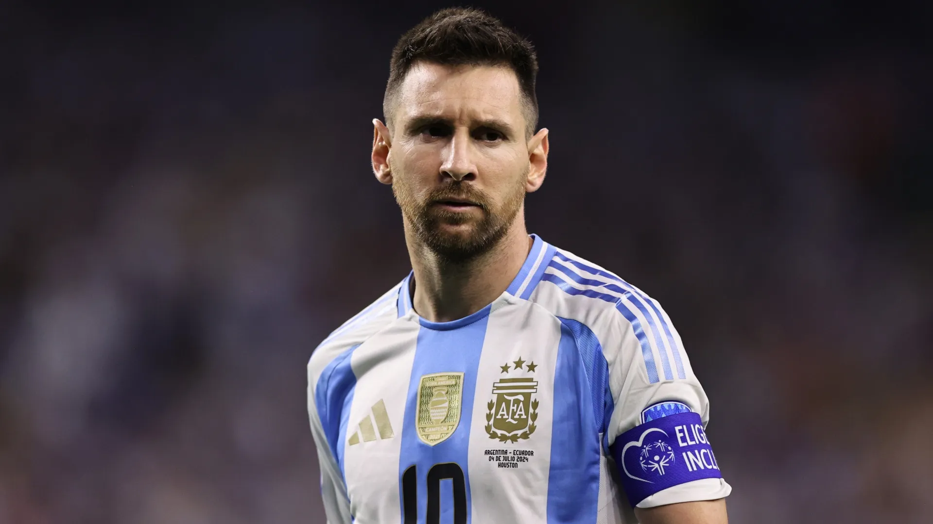 Lionel Messi of Argentina.