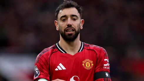Bruno Fernandes of Manchester United during the Premier League match.
