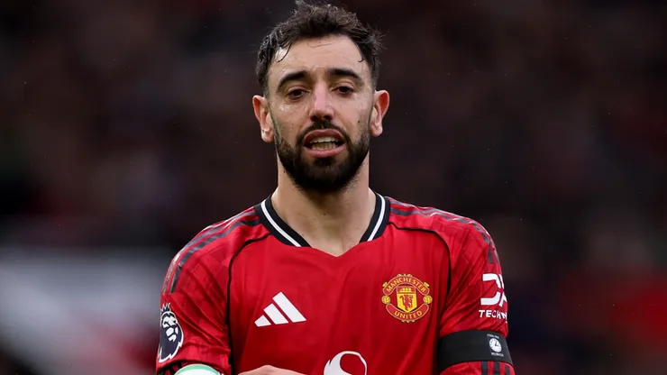 Bruno Fernandes of Manchester United during the Premier League match.
