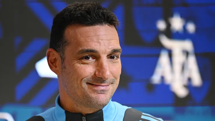 Argentina head coach Lionel Scaloni.
