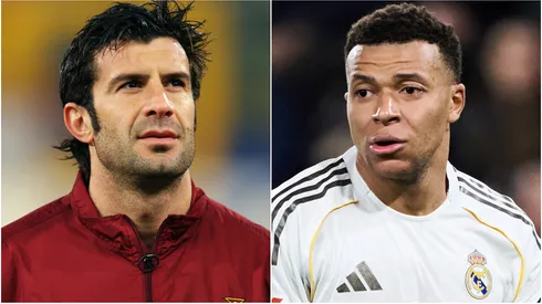 Luis Figo and Real Madrid star Kylian Mbappe.