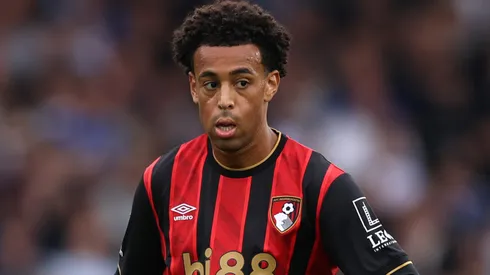 AFC Bournemouth player Tyler Adams in action during the Premier League match.