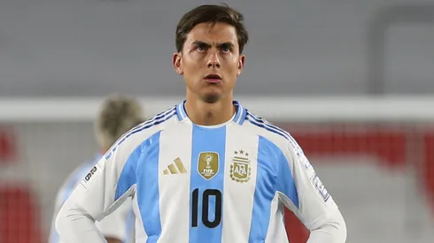 Paulo Dybala playing for Argentina.