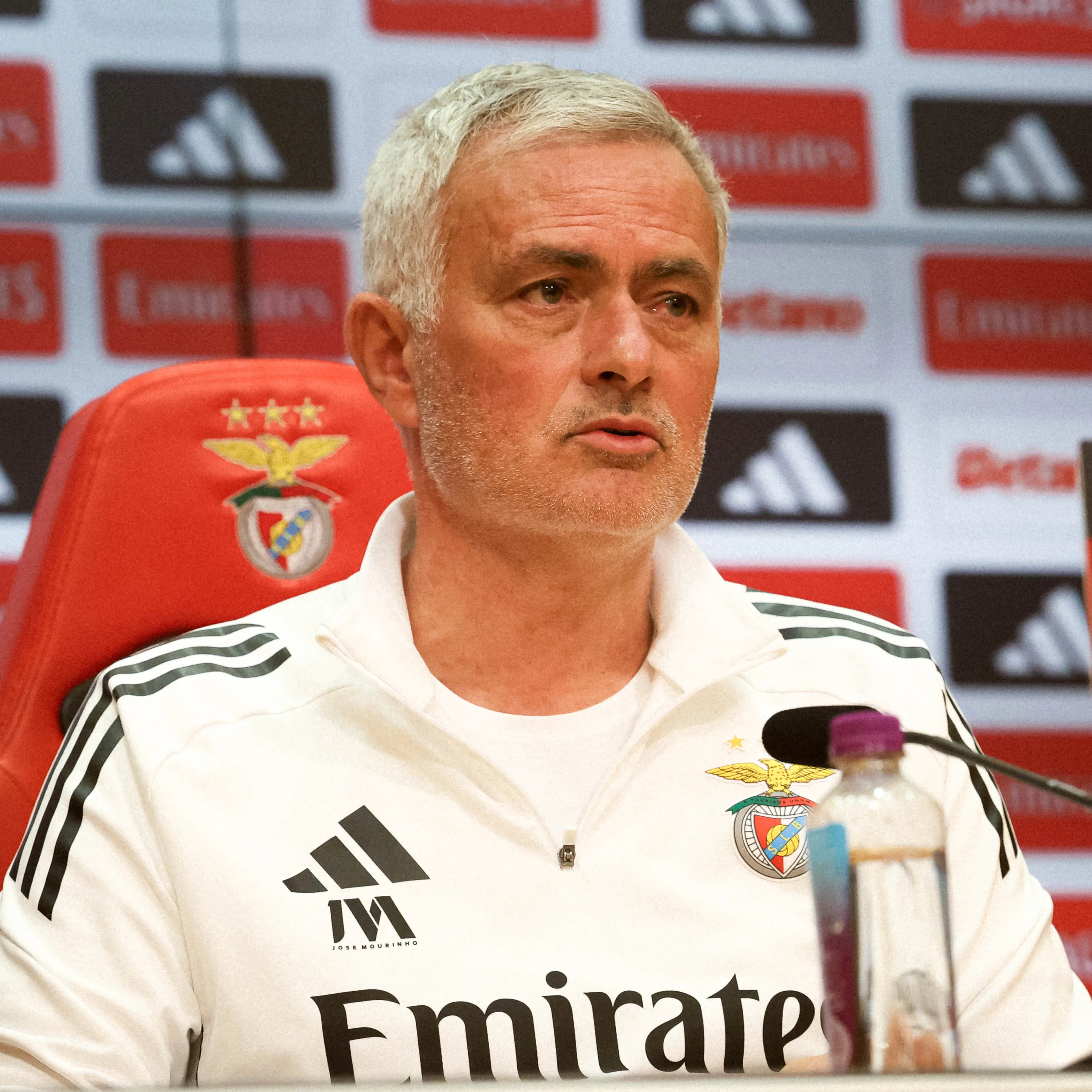 José Mourinho, head coach of Benfica.