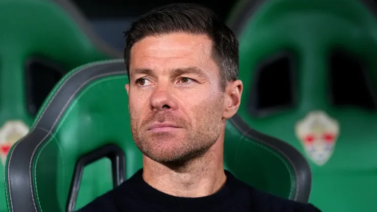 Xabi Alonso, Former Real Madrid head coach, looks on prior to the LaLiga EA Sports match.
