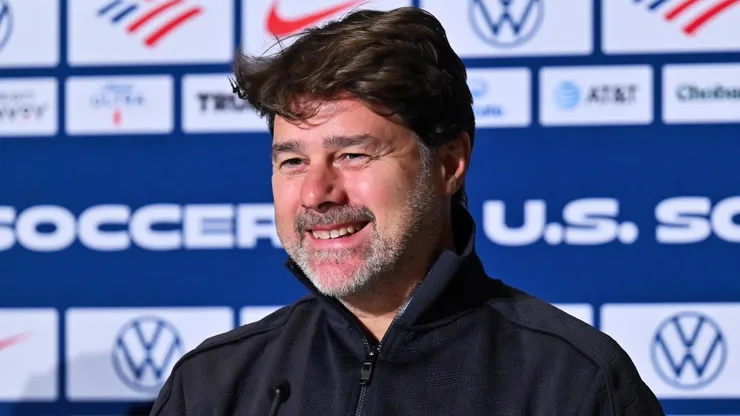 U.S. Men's National Team head coach Mauricio Pochettino talks with the media.
