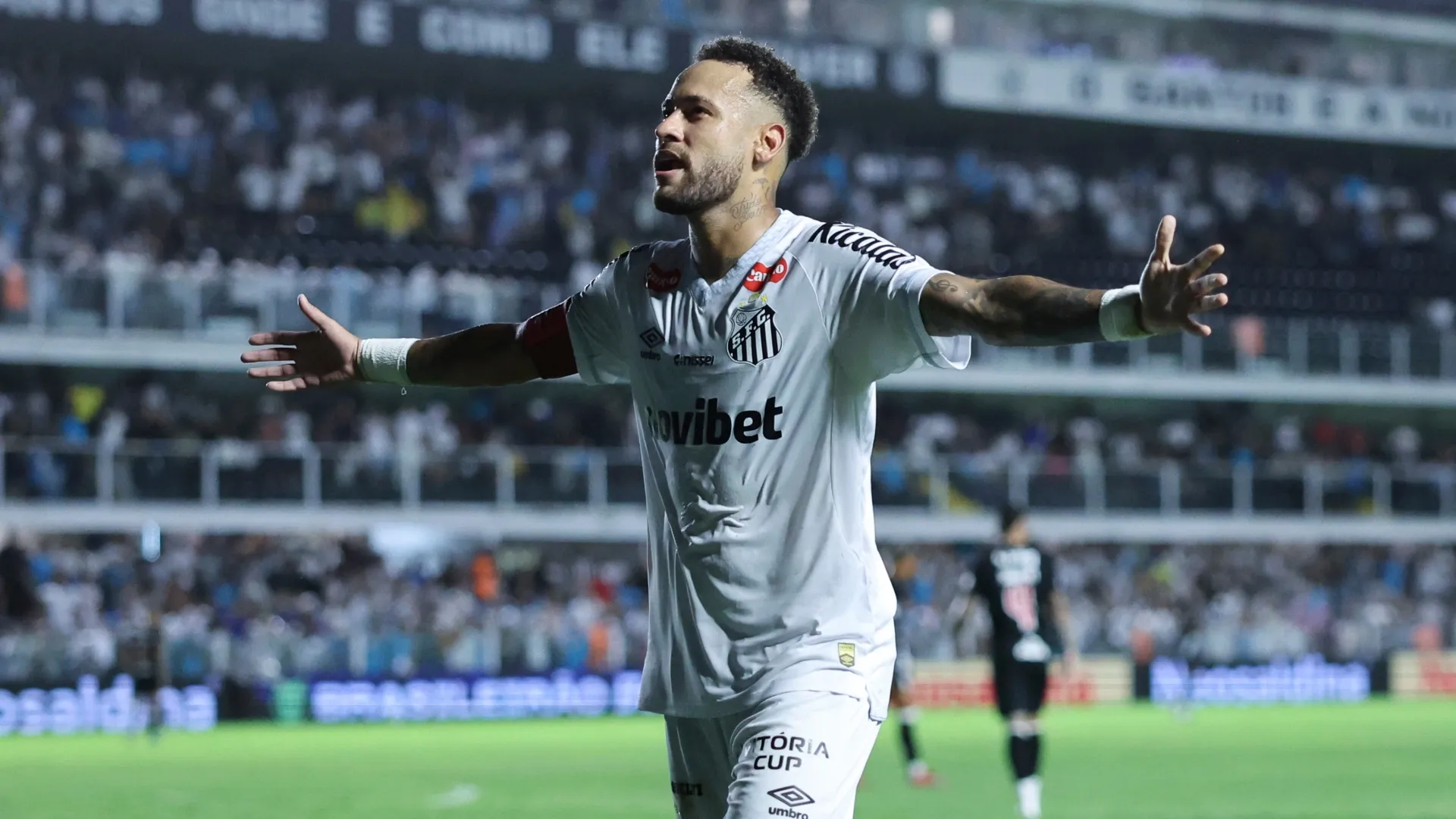 Neymar Jr of Santos.