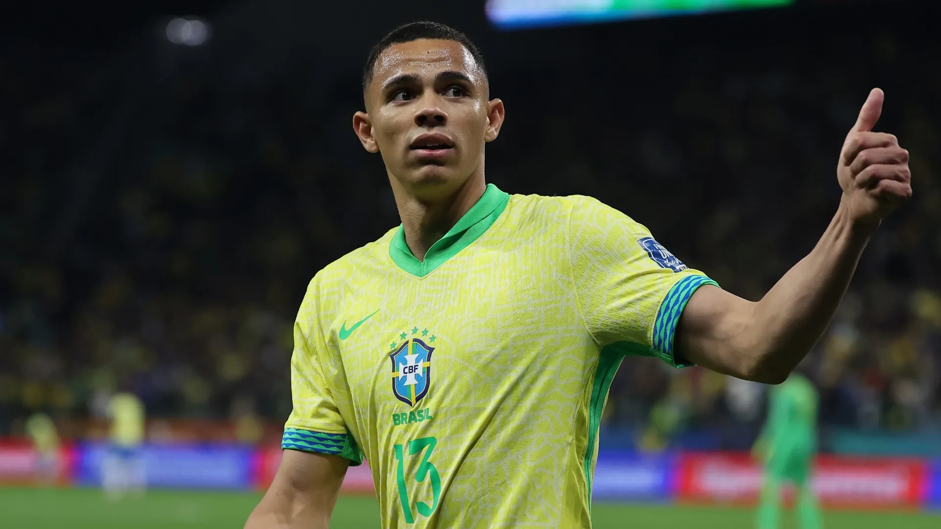 Brazilian defender Vanderson.