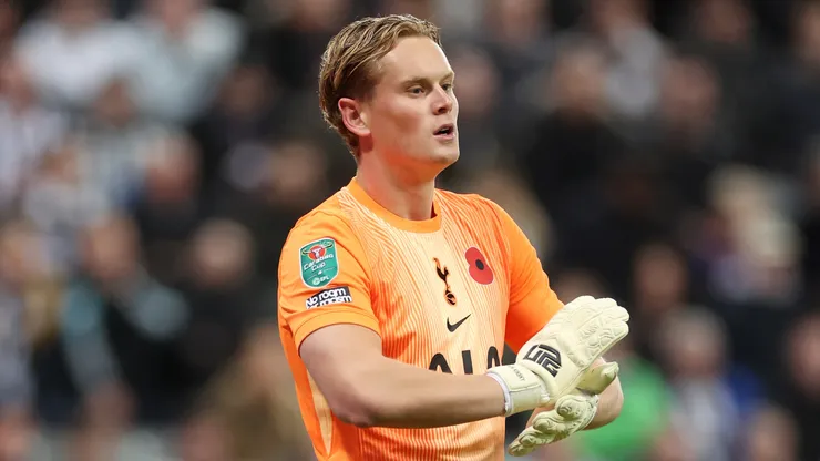 Antonin Kinsky of Tottenham Hotspur.
