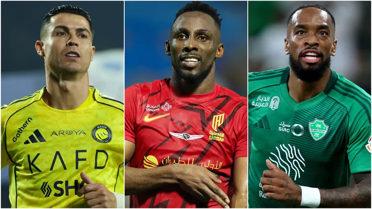 Cristiano Ronaldo (left), Julian Quinones (center) and Ivan Toney (right)
