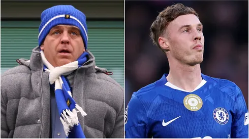 Chelsea Owner, Todd Boehly and Cole Palmer.