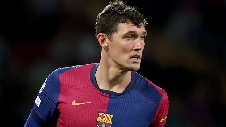 Andreas Christensen of FC Barcelona during the UEFA Champions League.