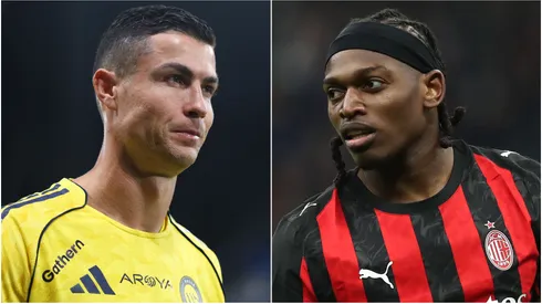 Al Nassr star Cristiano Ronaldo and AC Milan winger Rafael Leao.