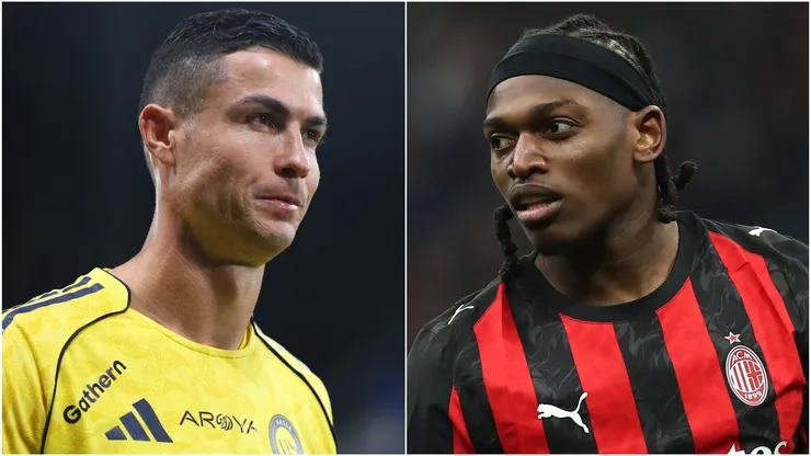 Al Nassr star Cristiano Ronaldo and AC Milan winger Rafael Leao.
