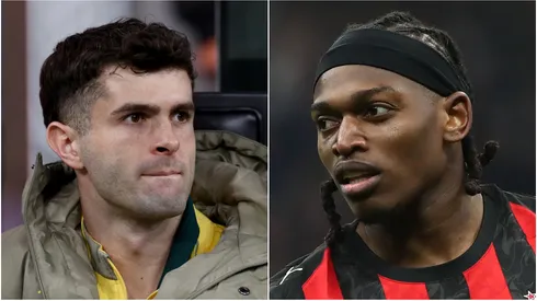 Christian Pulisic (left) and Rafael Leao (right)