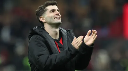Christian Pulisic of AC Milan celebrates