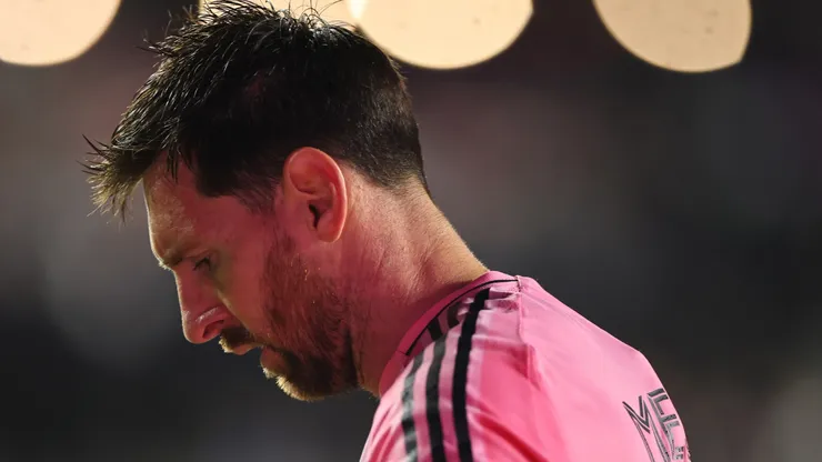 Lionel Messi playing for Inter Miami.