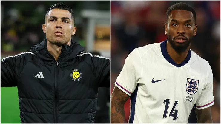 Cristiano Ronaldo (left) and Ivan Toney (right)
