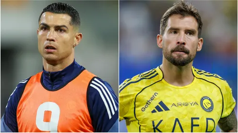 Cristiano Ronaldo (left) and Inigo Martinez (right)