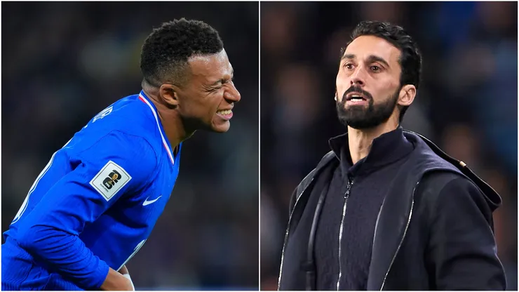 Kylian Mbappe and Alvaro Arbeloa.

