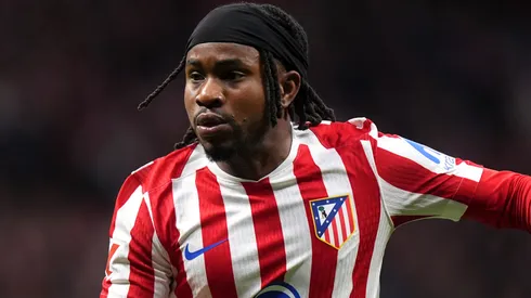Ademola Lookman of Atletico de Madrid looks on during the LaLiga EA Sports match.