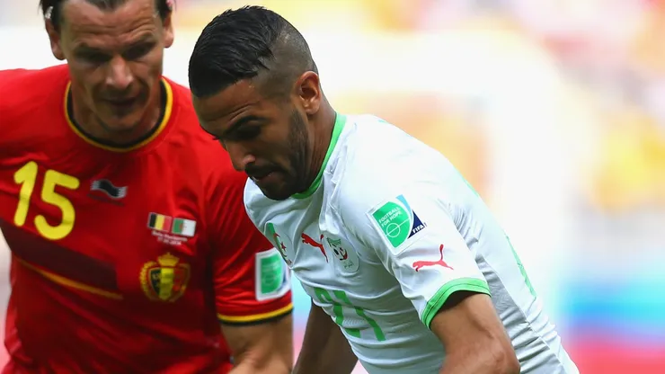 Riyad Mahrez of Algeria