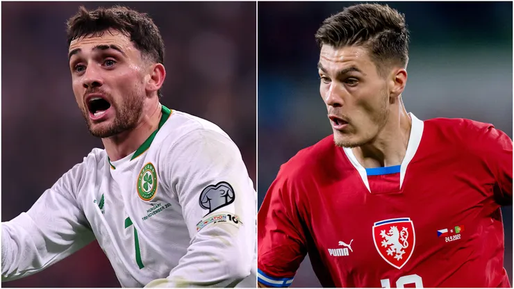 Troy Parrott (left) and Patrik Schick (right)